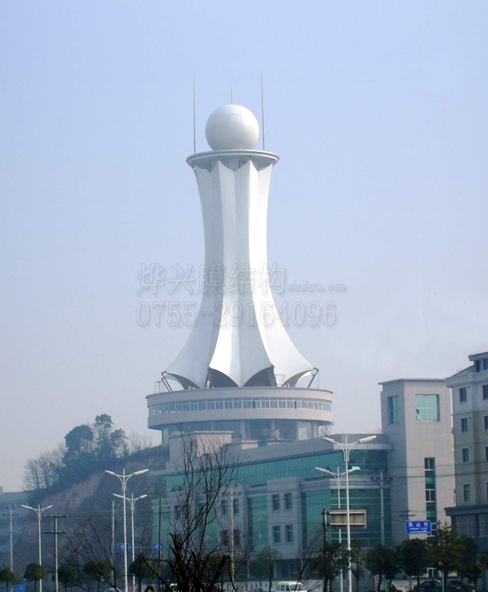 【大廈樓頂景觀建筑設計】PTFE樓面景觀膜結(jié)構(gòu)