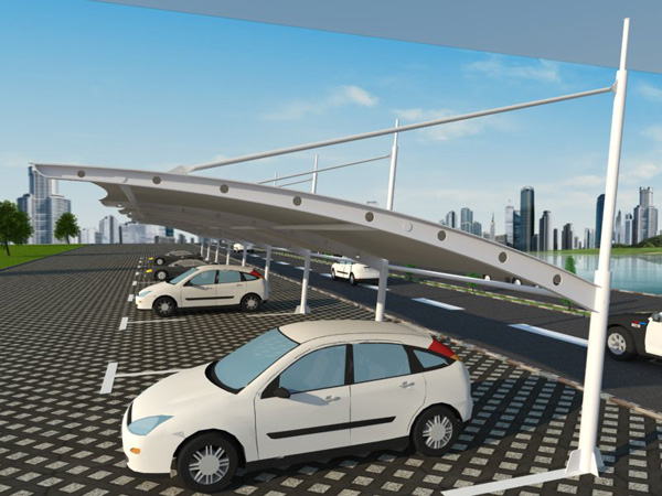 PTFE膜結(jié)構(gòu)車棚的價格是多少