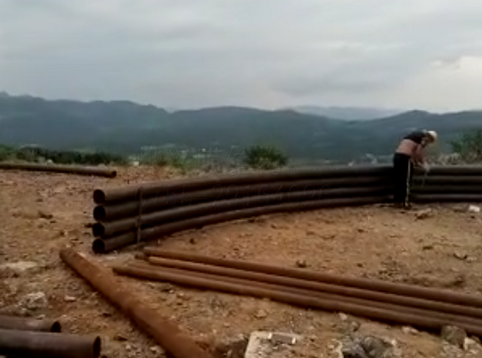 燁興張家寨鎮(zhèn)茶葉園膜結構工程項目進場開工