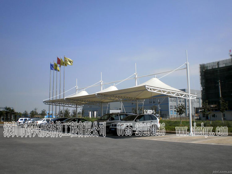 膜結(jié)構(gòu)車棚的打造潮流來襲，震撼全球