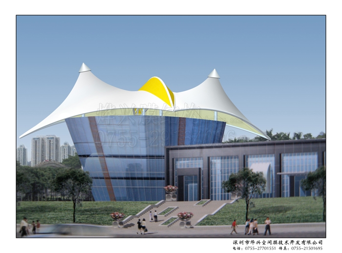 張拉膜屋面屋頂-深圳市燁興膜結(jié)構(gòu)工程有限公司 膜結(jié)構(gòu)屋面屋頂 (37).jpg